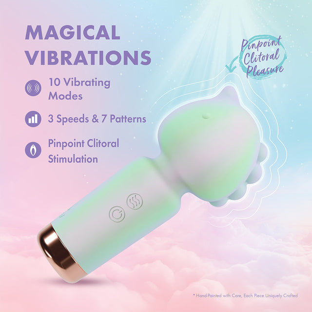 Play With Me Unicorn Dream Mini Wand Vibrator