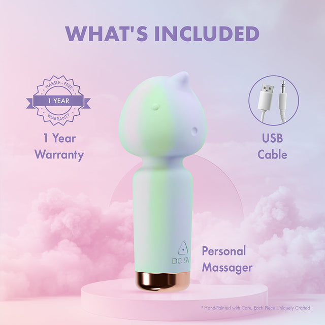 Play With Me Unicorn Dream Mini Wand Vibrator