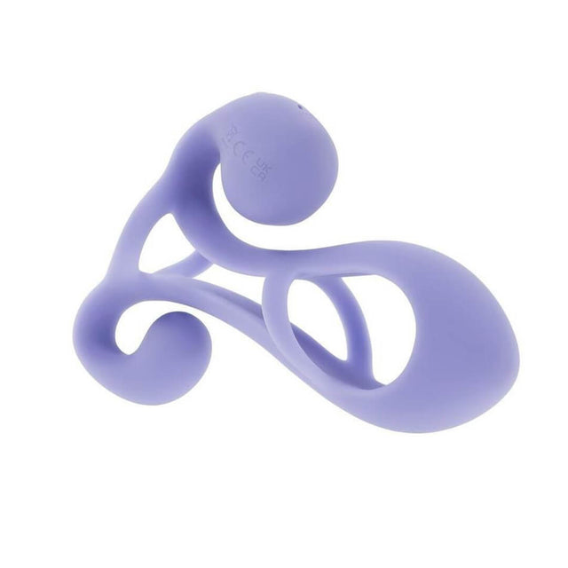 Playboy Fantasy Cage Vibrating Penis Extension Purple