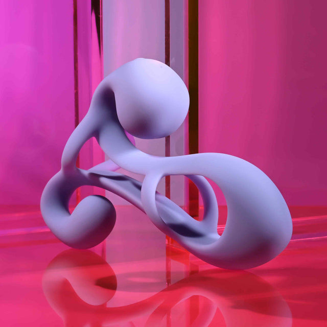 Playboy Fantasy Cage Vibrating Penis Extension Purple