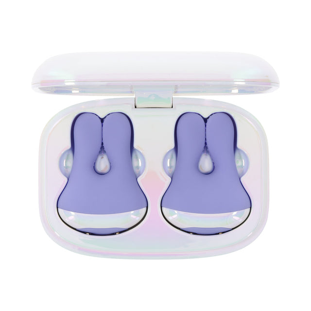 Playboy In A Pinch Vibrating Nipple Clamps Purple