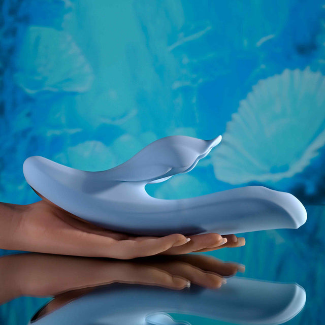 Playboy In Bloom Dual Vibrator Blue