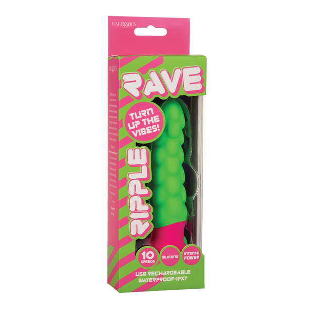 Rave Ripple Bullet Vibrator Green