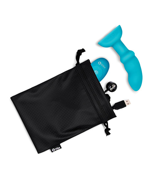 Remote Control Rimming P-Spot Plug Blue