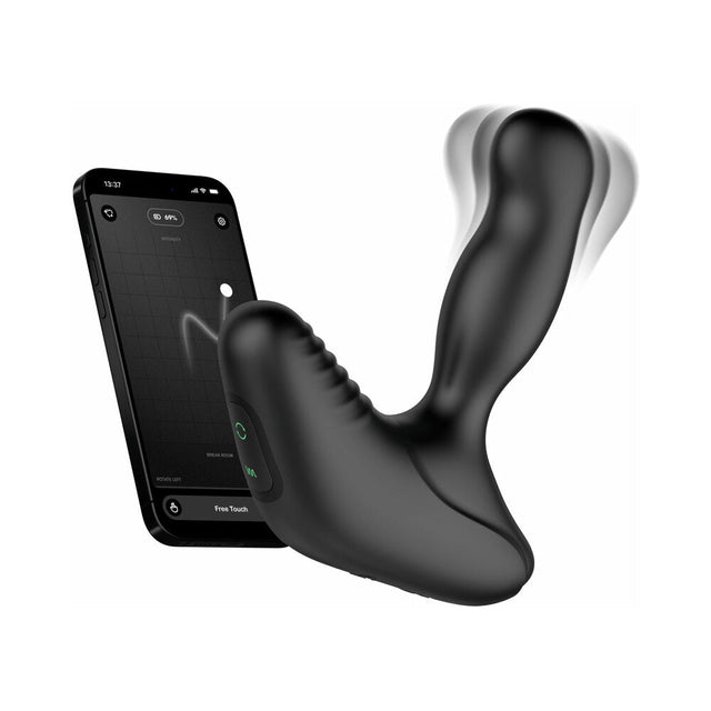 Revo Stealth Rotating and Vibrating Prostate Massager Black