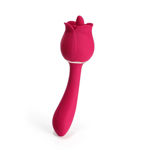 Rhea The Rose Licking Tongue Vibrator and G-Spot Massager