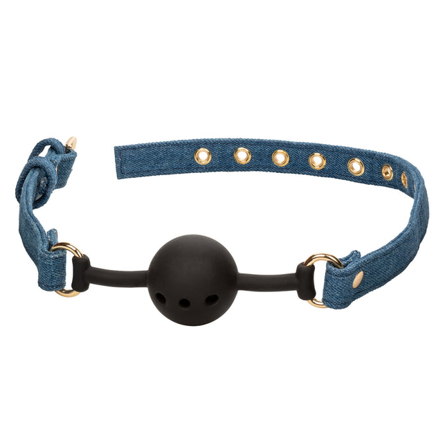 Ride 'em Premium Denim Collection Ball Gag