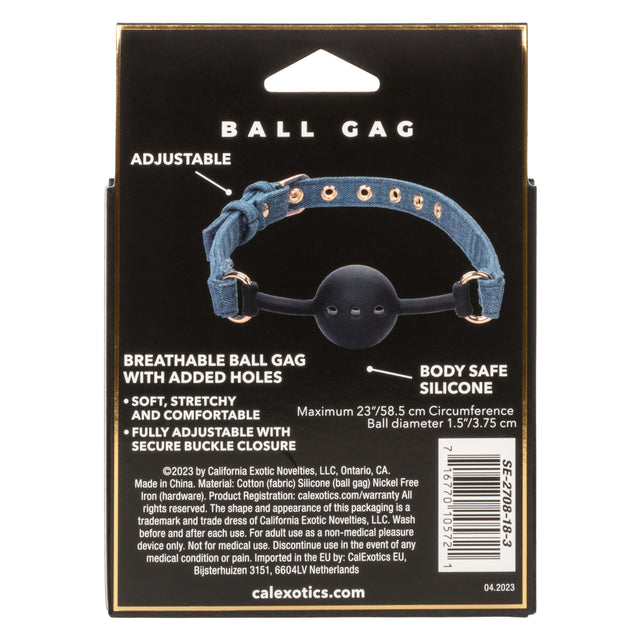 Ride 'em Premium Denim Collection Ball Gag
