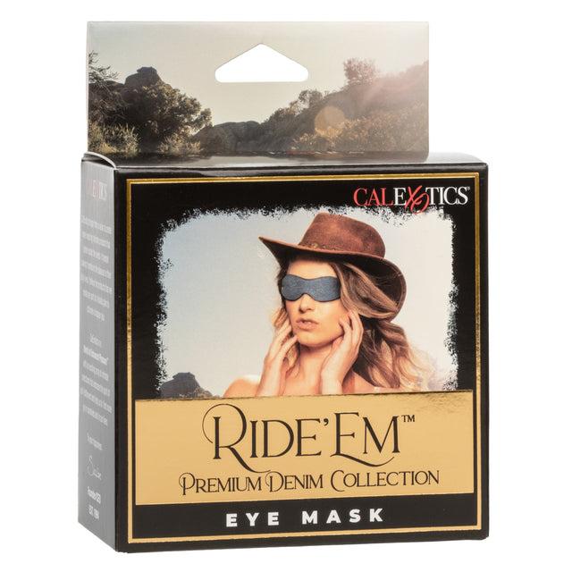 Ride 'em Premium Denim Collection Eye Mask