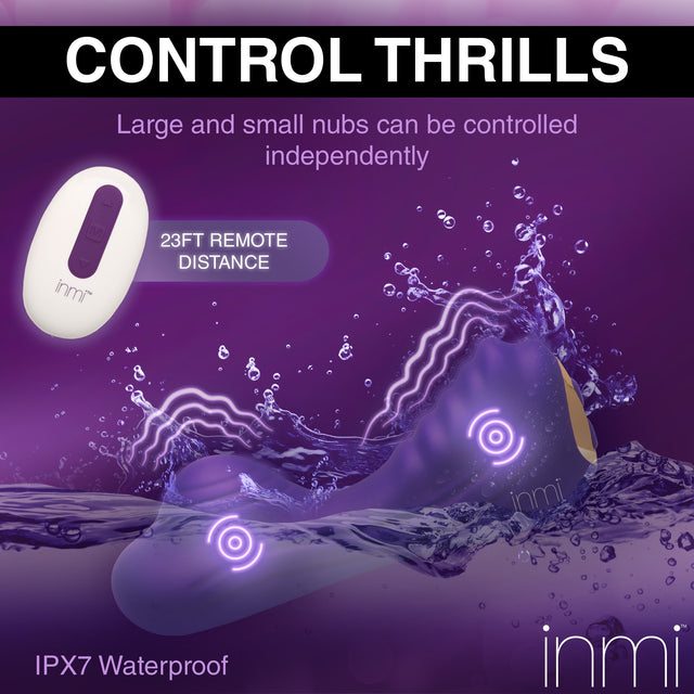 Ride N' Grind Vibrating Silicone Grinder w/ Remote Purple