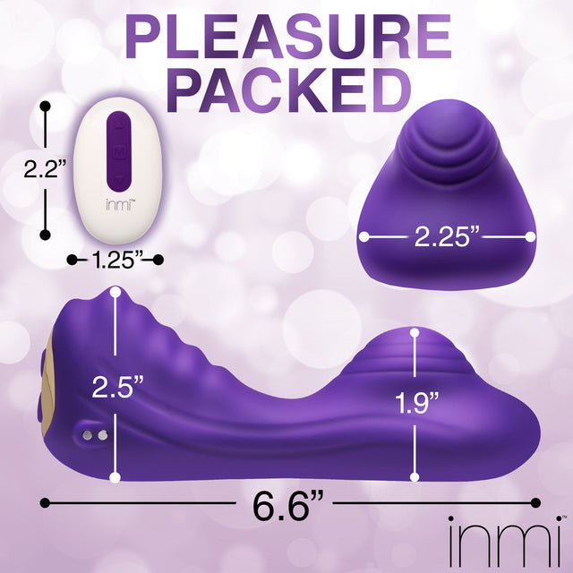 Ride N' Grind Vibrating Silicone Grinder w/ Remote Purple