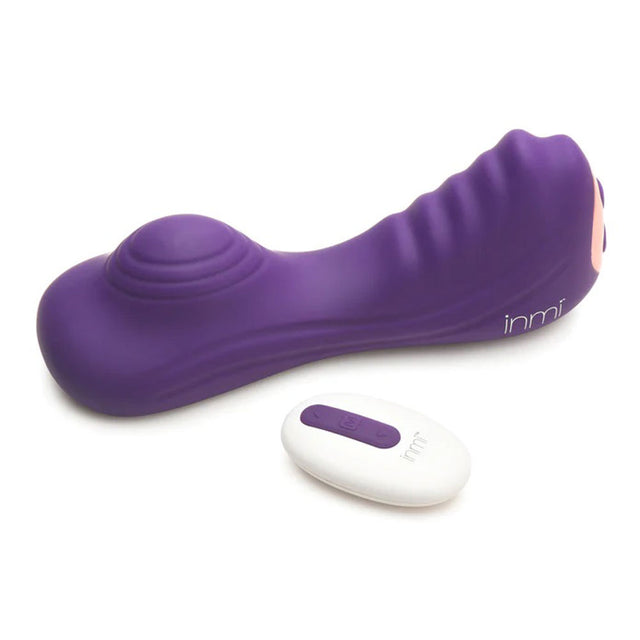 Ride N' Grind Vibrating Silicone Grinder w/ Remote Purple