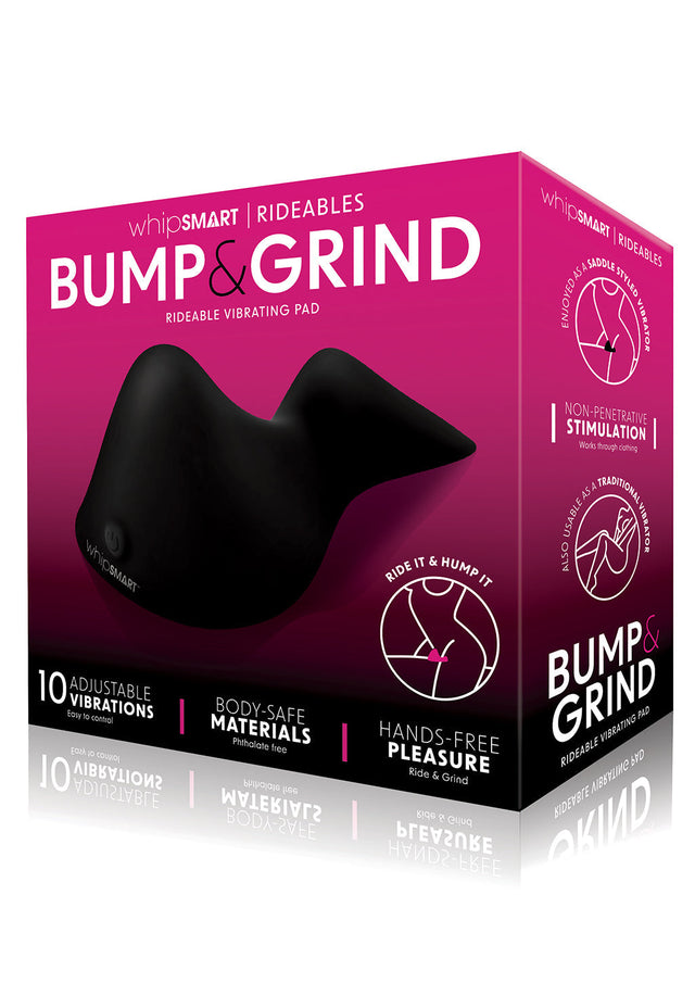 Rideable Bump & Grind Vibrator Black