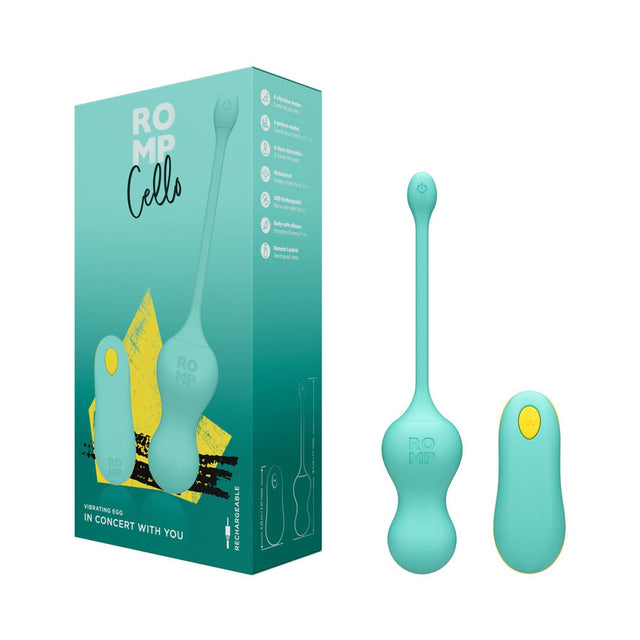 ROMP Cello G-Spot Egg Vibrator with Remote