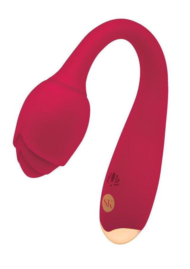 Rosegasm Long Stem Flexi G-Spot Vibe Rose Red