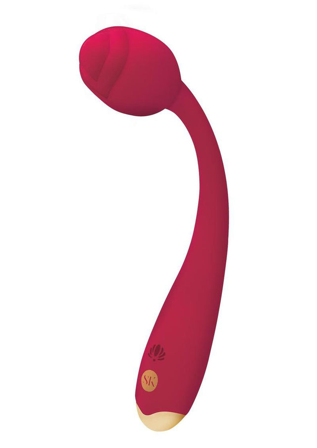Rosegasm Long Stem Flexi G-Spot Vibe Rose Red