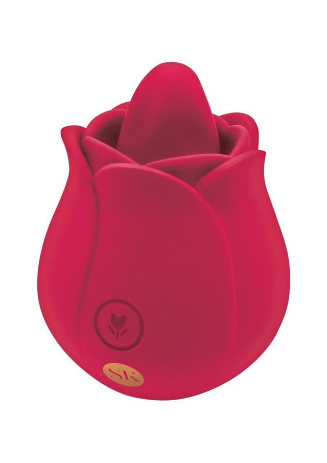 Rosegasm Rose Blossom Licker Clit Vibrator Red