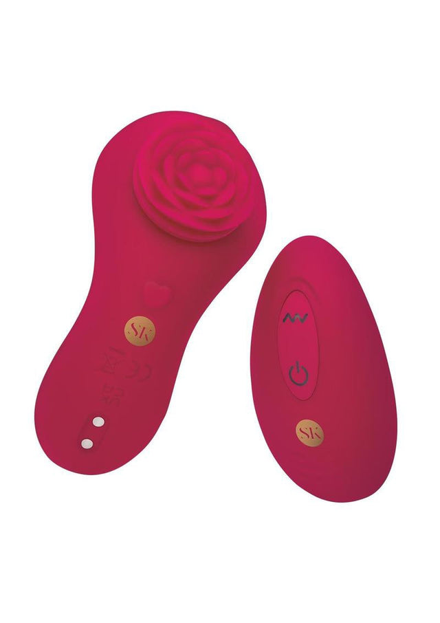 Rosegasm Rose Surprise Panty Vibe with Remote Red