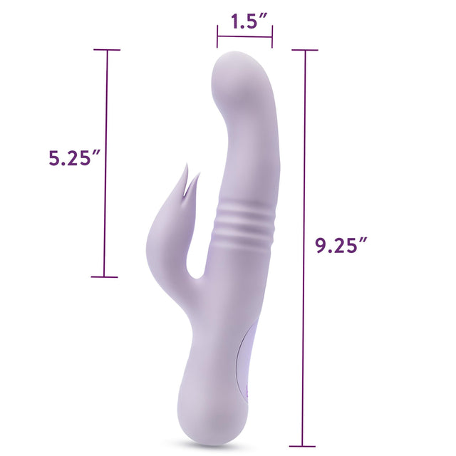 Rylee Rabbit Dual 9.25" Vibrator Lavender
