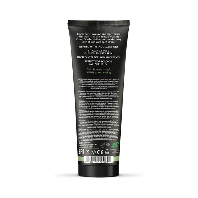 Sage & Sea Salt Sensual Massage Cream 4oz