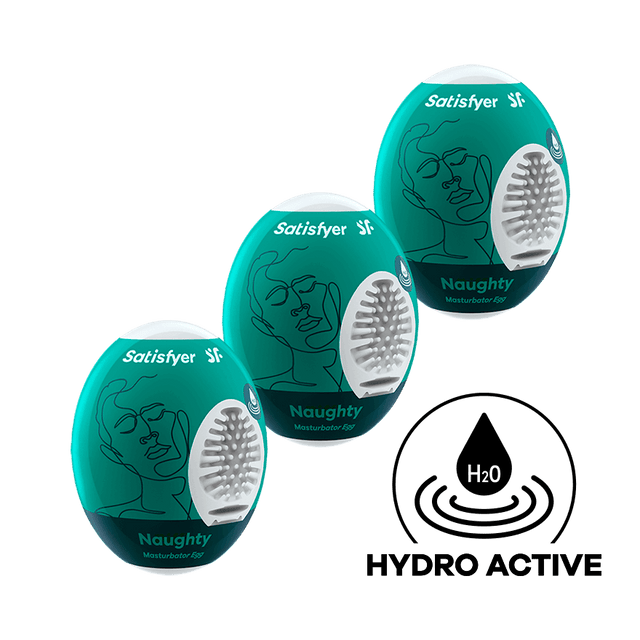 Satisfyer 3-piece Masturbator Egg Set Naughty