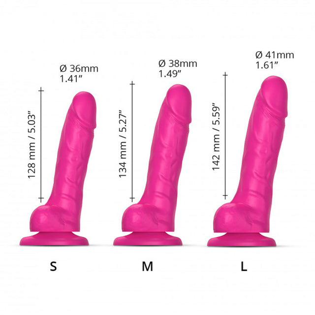 Sliding Skin Dual-Density Silicone Dildo