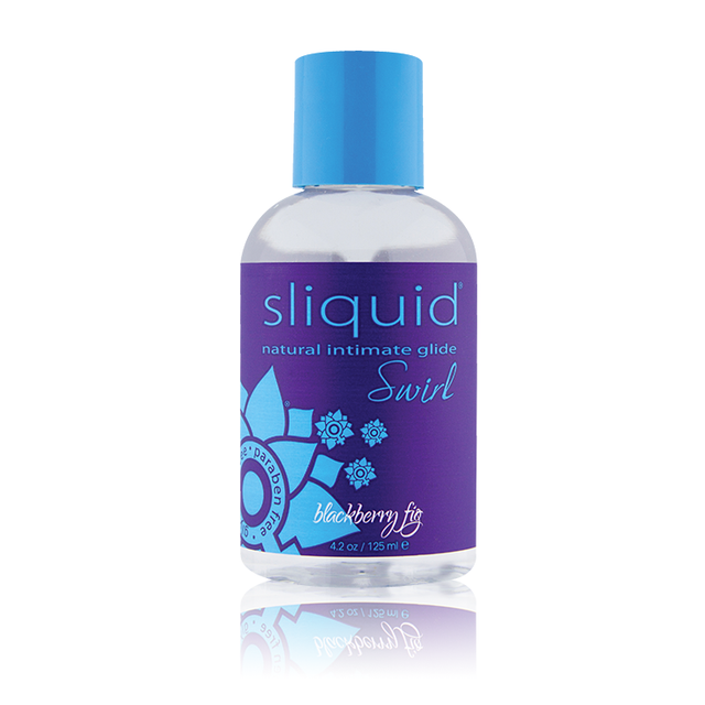 Sliquid Naturals Swirl Flavored Lube 4.2 Fl. Oz. (124 ml) / Blackberry Fig