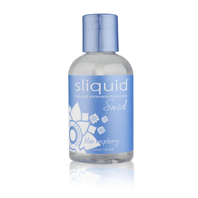Sliquid Naturals Swirl Flavored Lube 4.2 Fl. Oz. (124 ml) / Blue Raspberry
