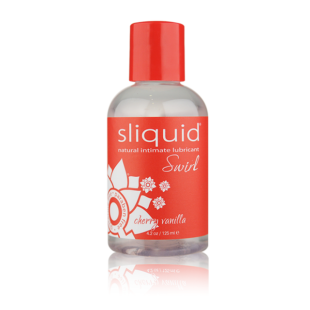 Sliquid Naturals Swirl Flavored Lube 4.2 Fl. Oz. (124 ml) / Cherry Vanilla