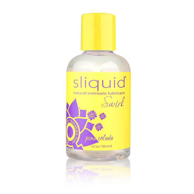Sliquid Naturals Swirl Flavored Lube 4.2 Fl. Oz. (124 ml) / Pina Colada
