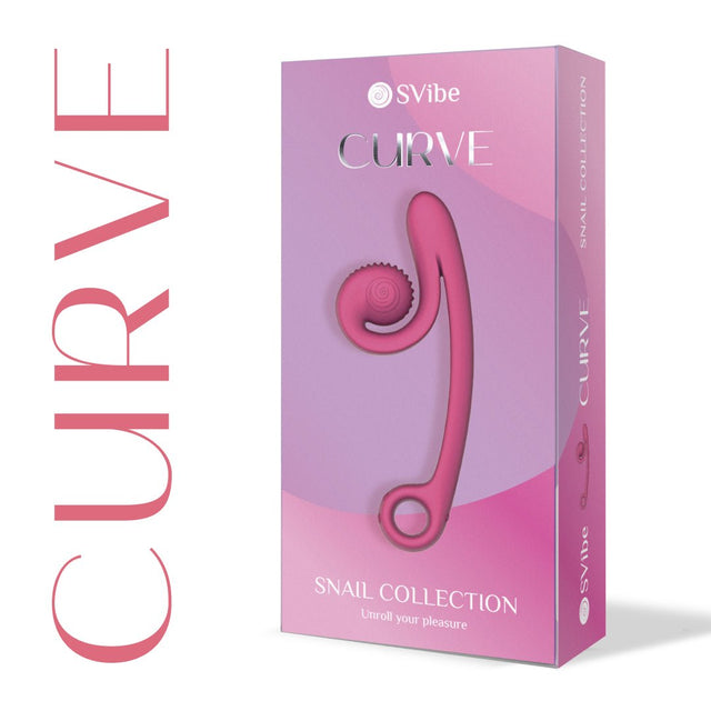 Snail Vibe Curve Vibrator with Slide n' Roll