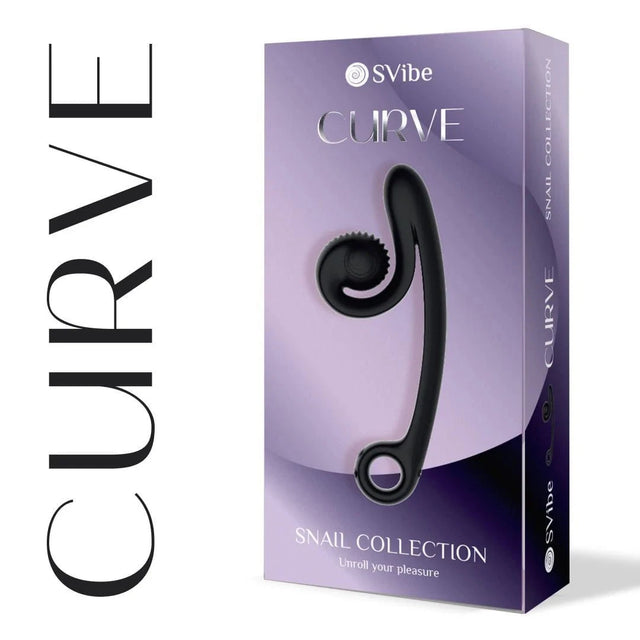 Snail Vibe Curve Vibrator with Slide n' Roll