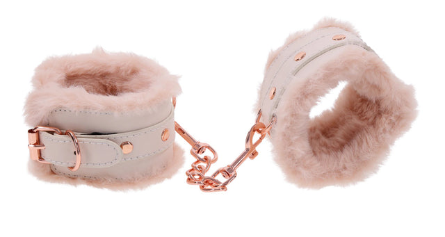 Sportsheets Peaches ‘N Creame Fur Handcuffs
