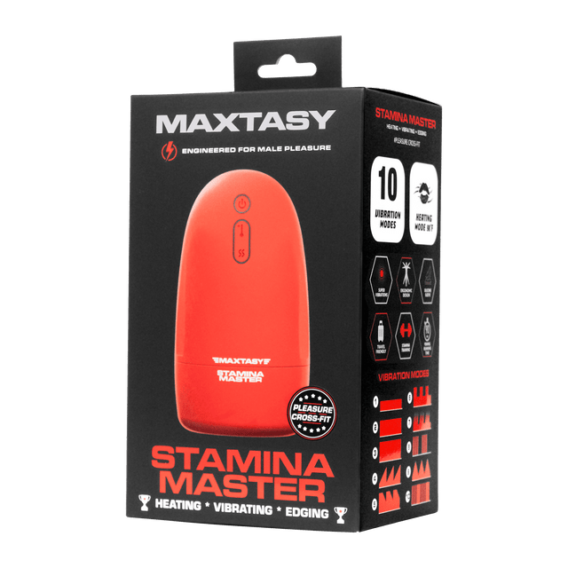 Stamina Master Heating & Vibrating Stroker Orange