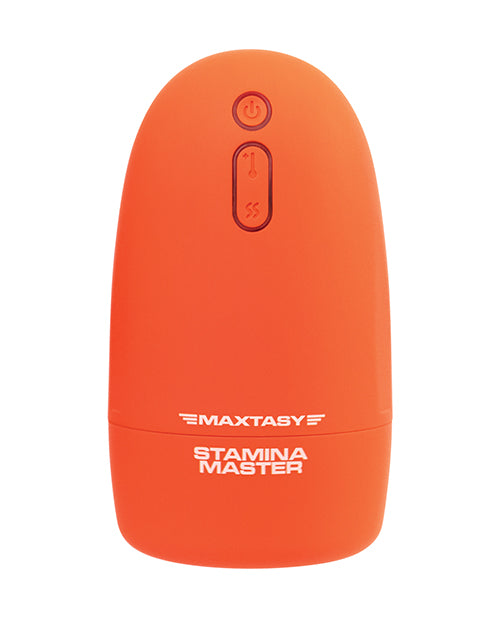 Stamina Master Heating & Vibrating Stroker Orange