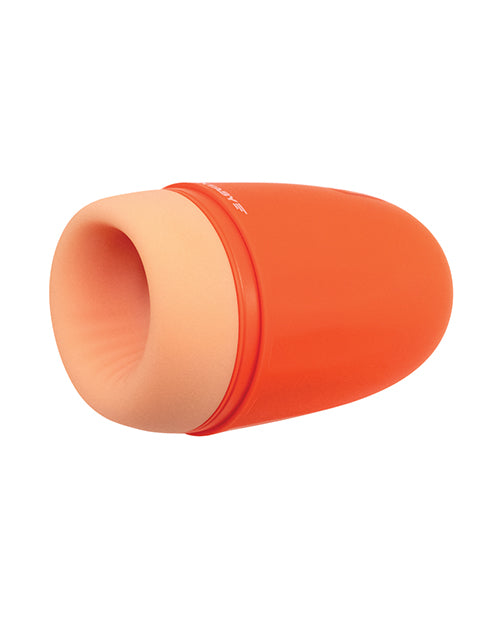Stamina Master Heating & Vibrating Stroker Orange