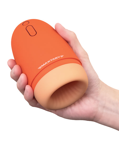 Stamina Master Heating & Vibrating Stroker Orange