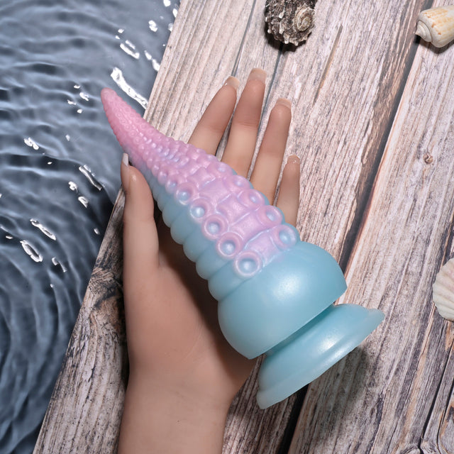 Stuck-On-You Vibrating Tentacle Dildo