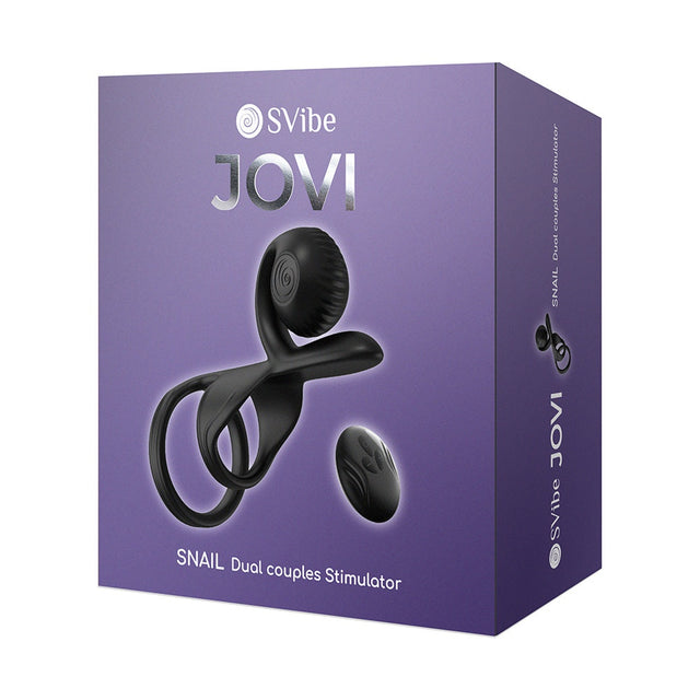 SVibe Jovi Dual Couples Stimulator with Remote Black