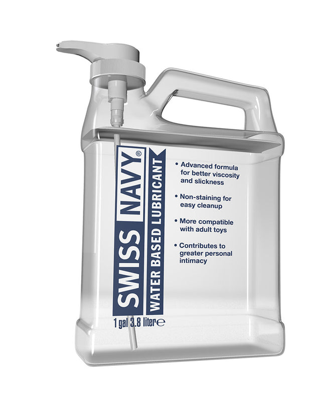 Swiss Navy Water-Based Lubricant Gallon
