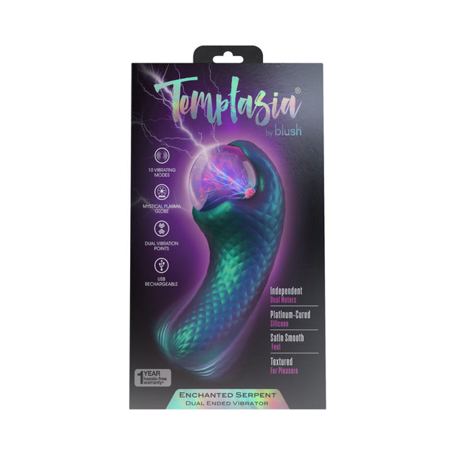 Temptasia Enchanted Serpent Dual Ended Vibrator Dark Millenia