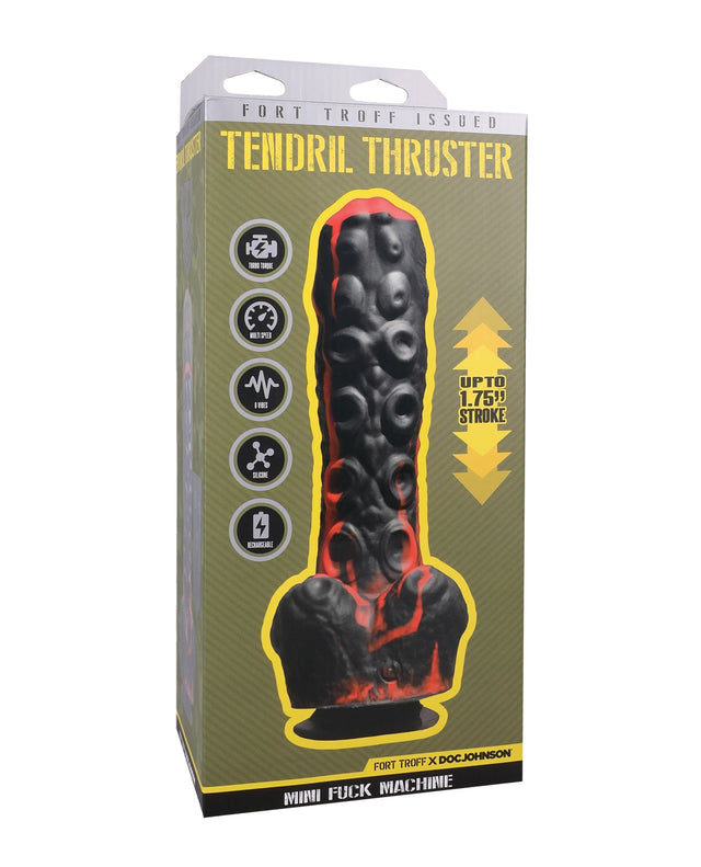 Tendril Thruster Mini Fuck Machine w/Remote Red