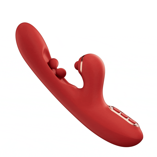 Tickler Wiggling G-Spot Vibrator Red