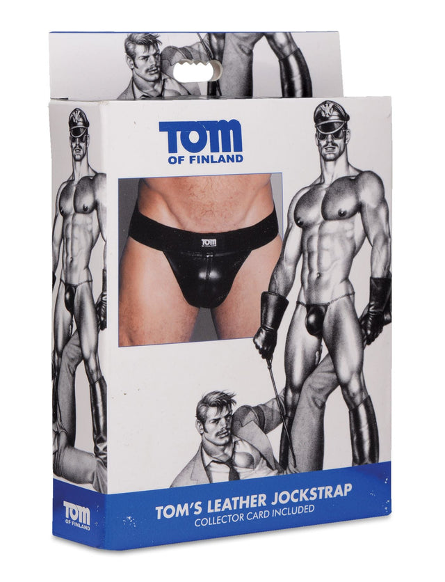 Tom of Finland Leather Jock Strap M/L / Black