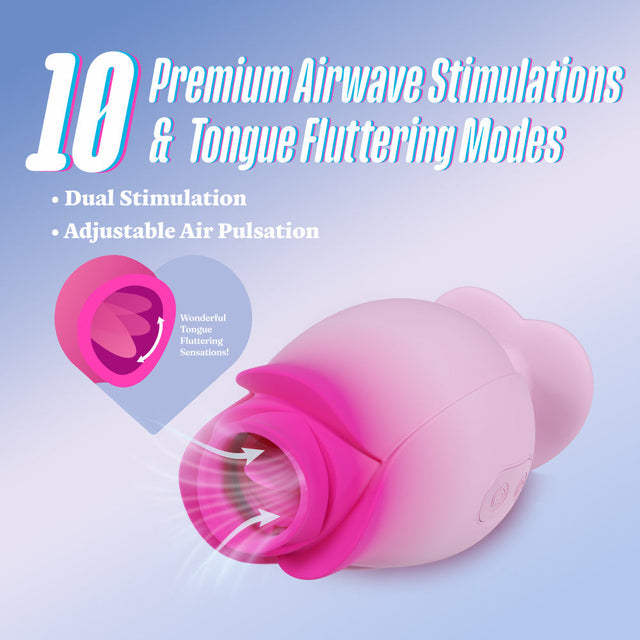 Tulip Trance Vibrator with Suction & Flutter Sensations