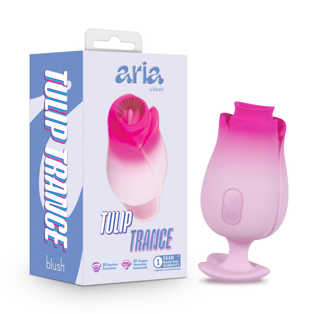 Tulip Trance Vibrator with Suction & Flutter Sensations