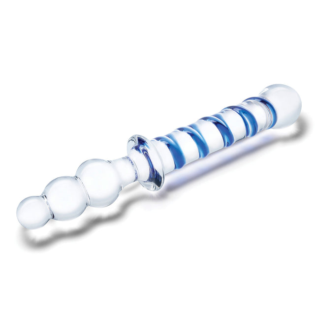 Twister Dual-Ended 10" Glass Dildo