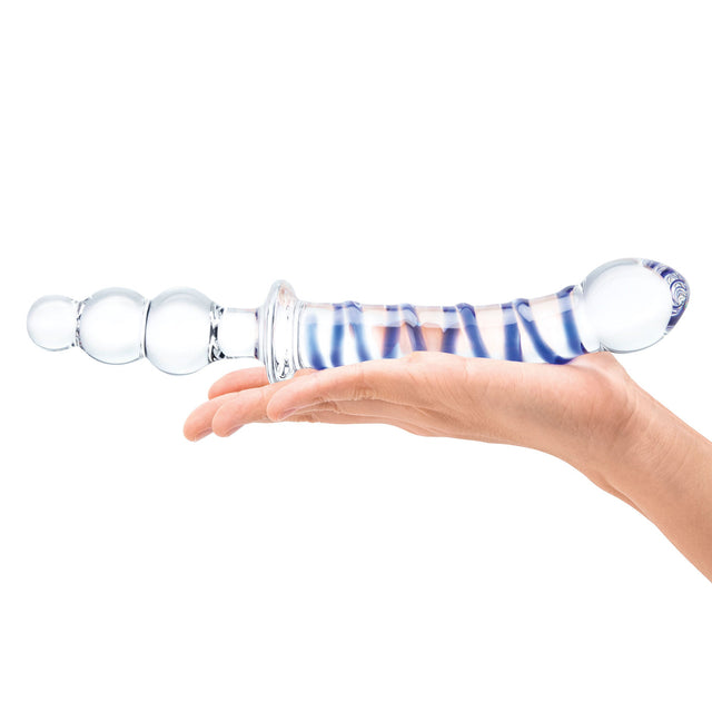 Twister Dual-Ended 10" Glass Dildo