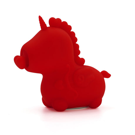 Unihorn Cupid's Beau Heart-Tongued Vibrator Red