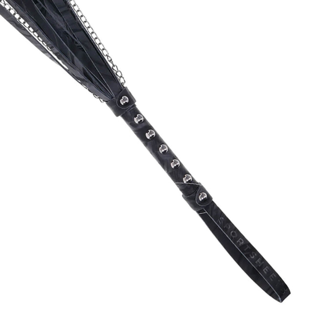 Velvet Noir Chain Flogger